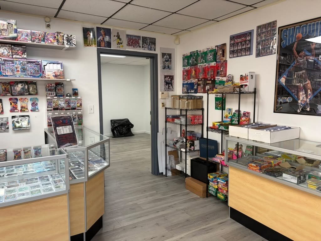 Hard Hittin' Cards shop floor Southington CT