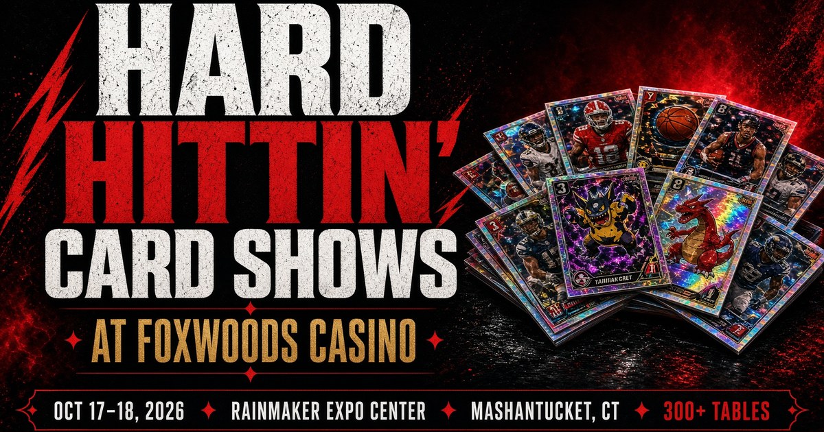 Vendor floor Hard Hittin' Card Shows Foxwoods Rainmaker Expo